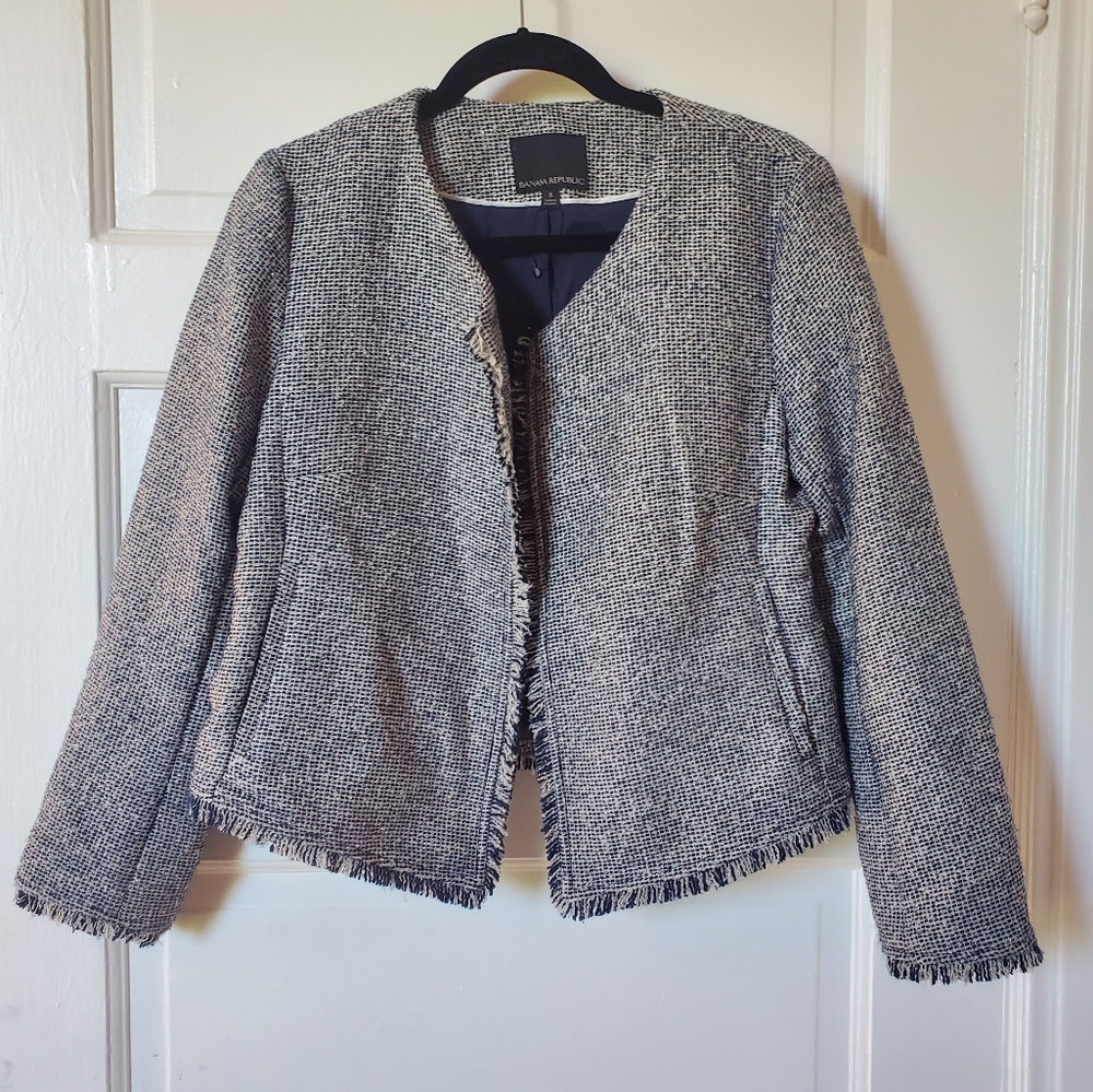 Banana republic cropped blazer